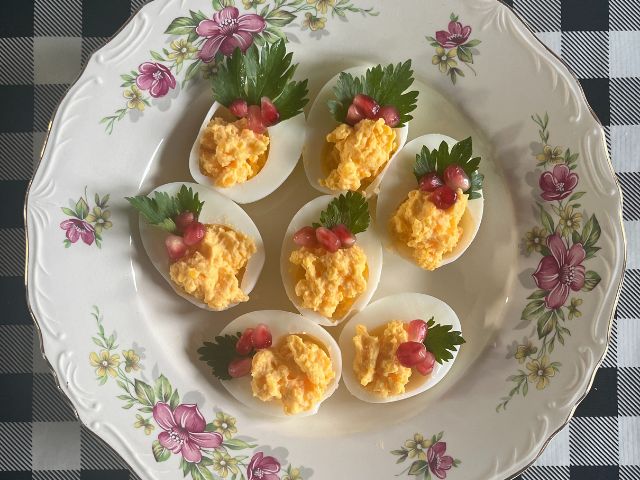 gevulde eieren kerst