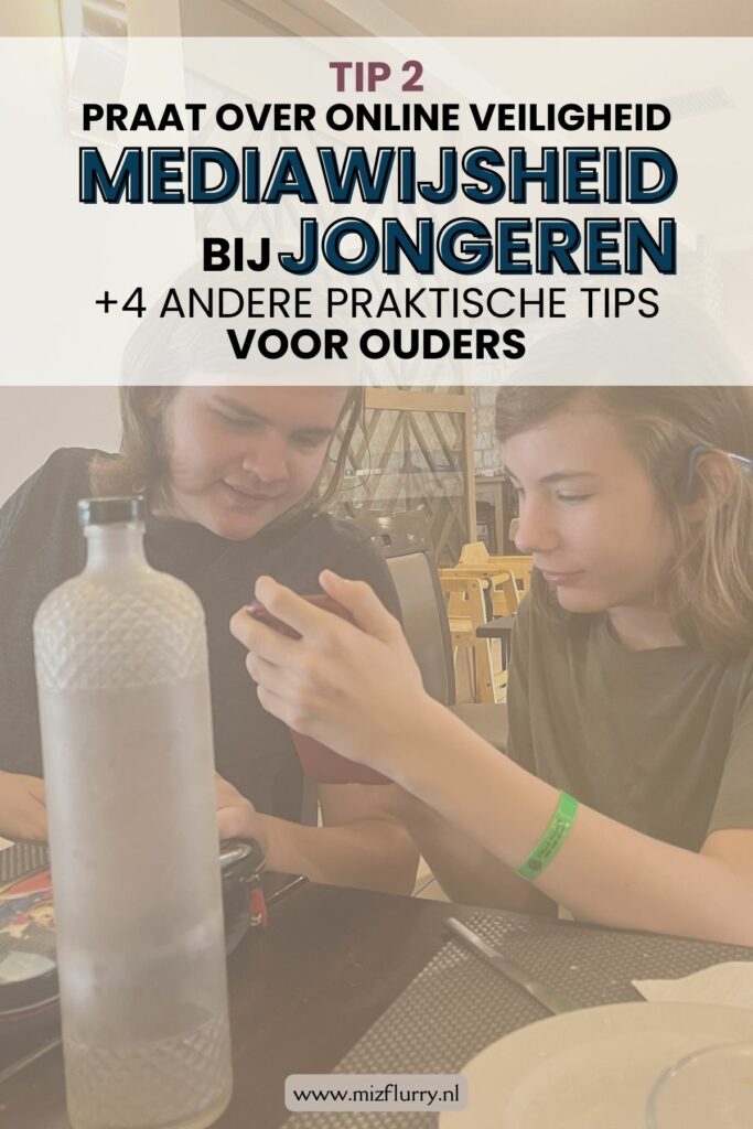 mediawijsheid jongeren online veiligheid