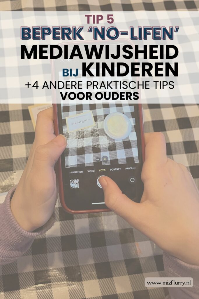 mediawijsheid kinderen no-lifen