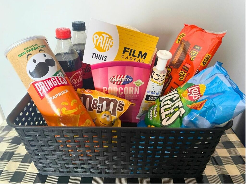 eenvoudige cadeautjes thuisbioscoop pakket