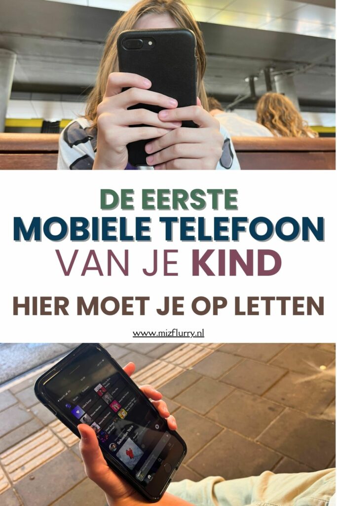 eerste mobiele telefoon kind Pinterest afbeelding