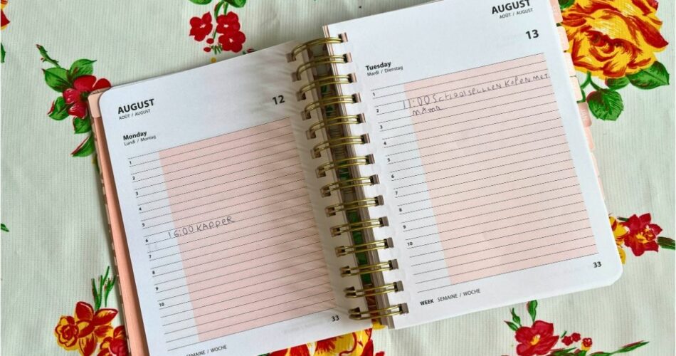 kind helpen met organiseren agenda