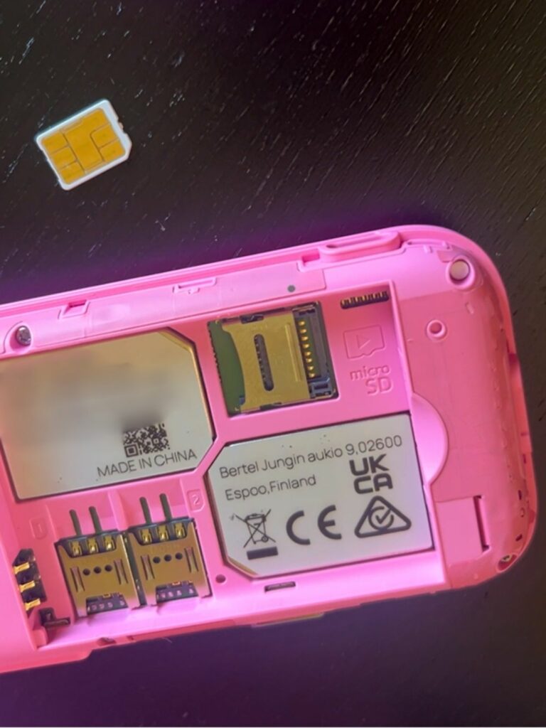 simkaartje micro SD