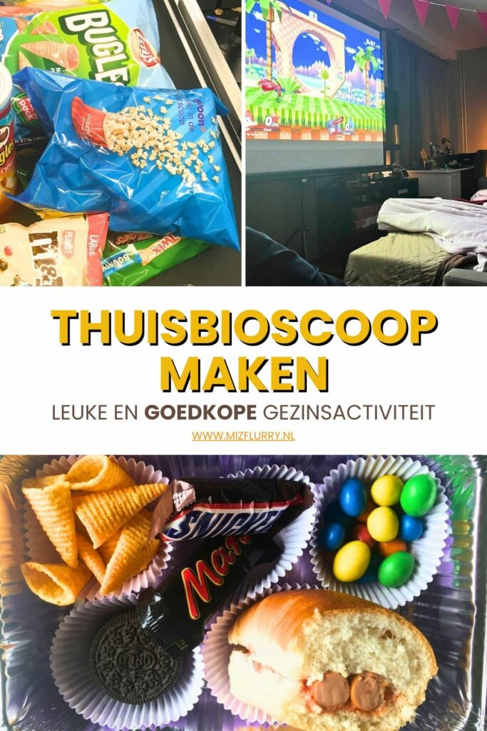 thuisbioscoop maken Pinterest afbeelding