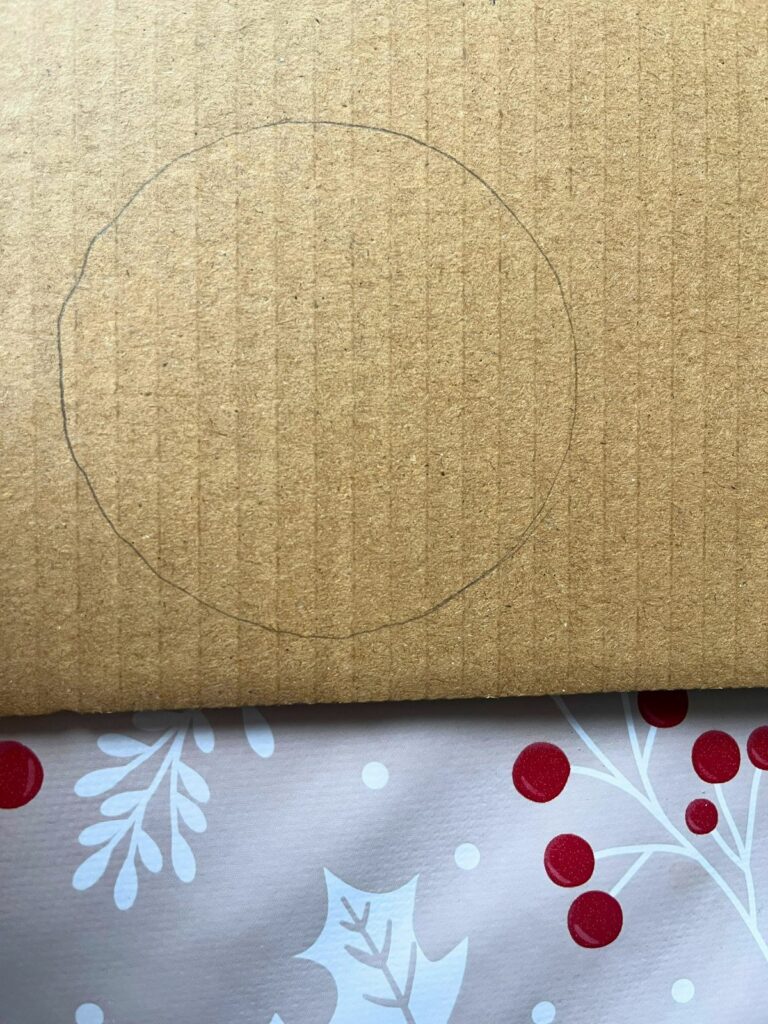 omtrek cirkel op karton tekenen