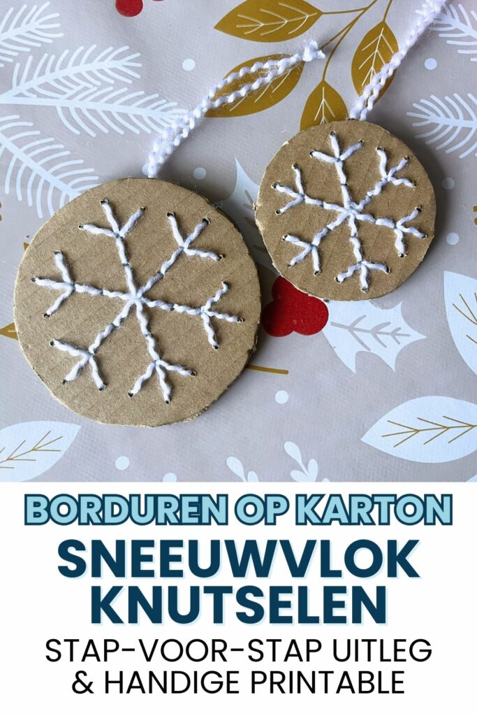 sneeuwvlok knutselen karton pinterest afbeeldinge