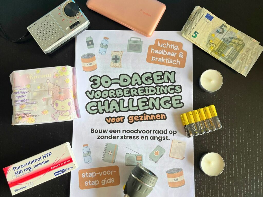 30 dagen voorbereidingschallenge voorbeeld