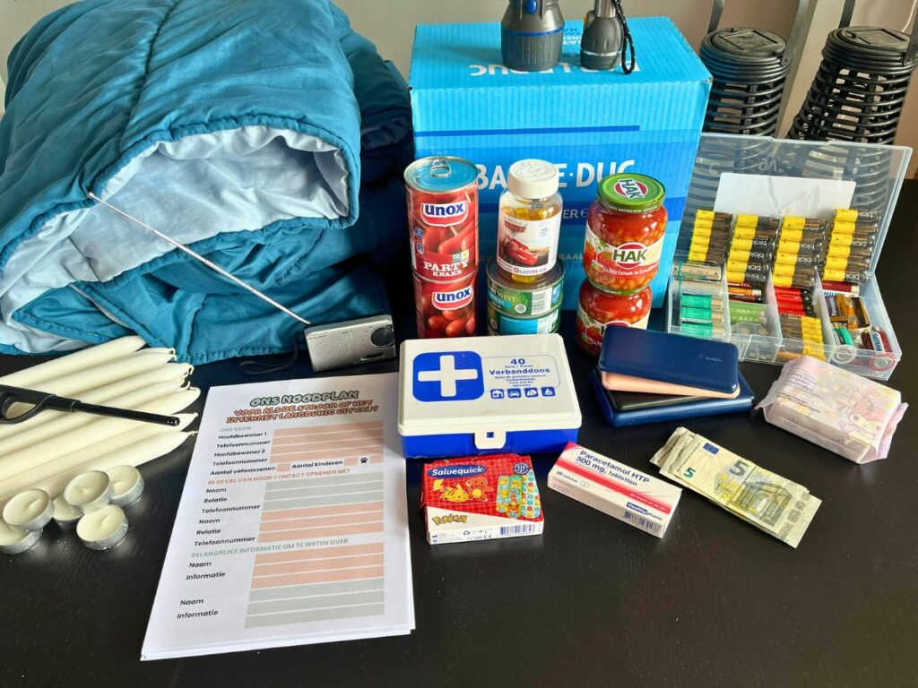 noodvoorraad aanleggen voorbeeld