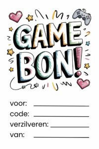 cadeaubon printable game bon kleur