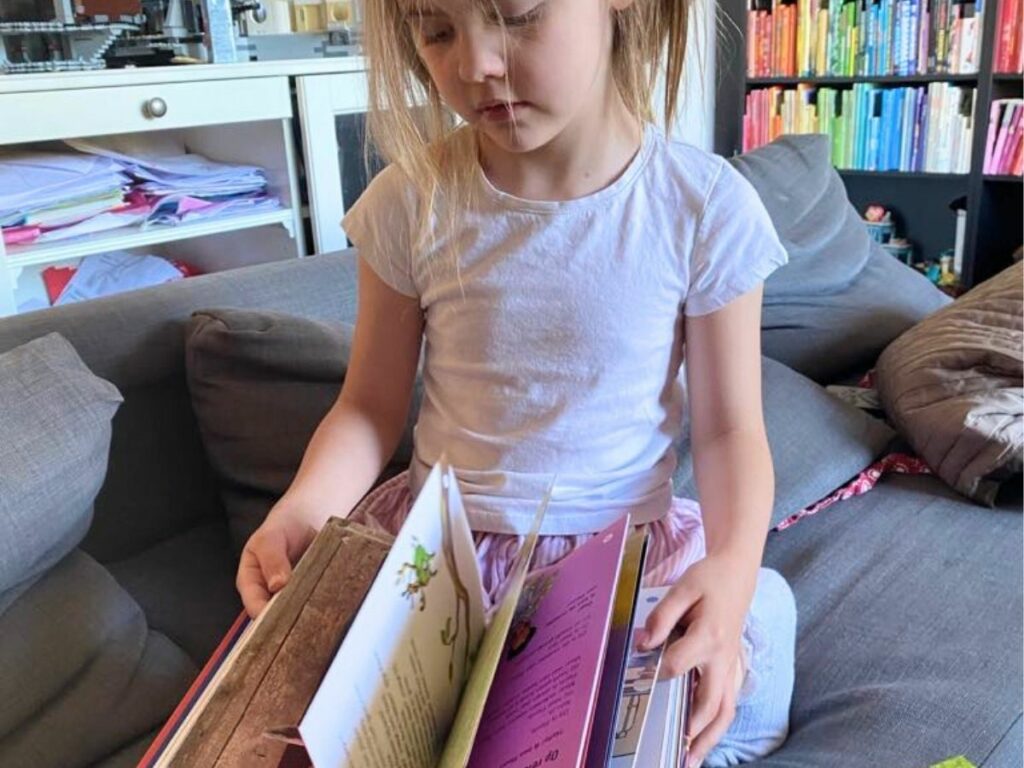 geen zin om te lezen kind