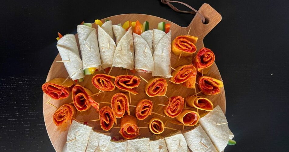 kindvriendelijke wraps met groente uitgelicht