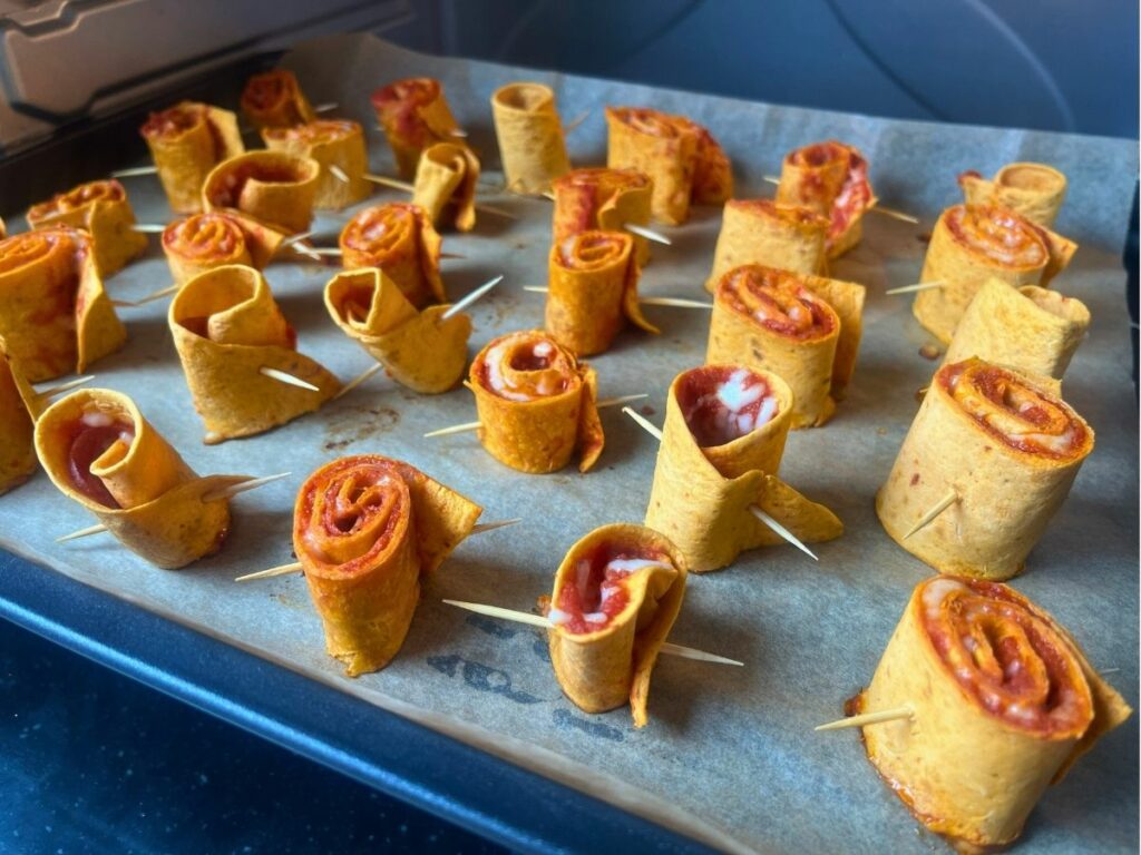wrap rolletjes pizzasmaak kinderen