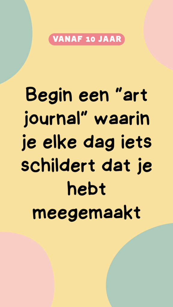 Activiteit: begin een art journal