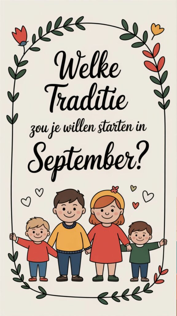 vraag voor aan tafel september