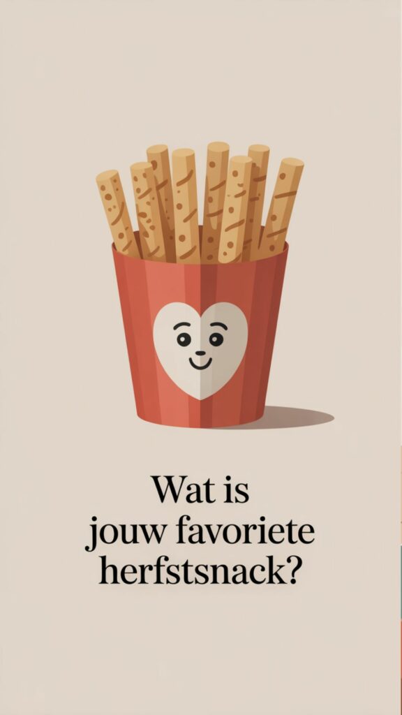 Gespreksvraag septeber: wat is jouw favoriete herfstsnack?