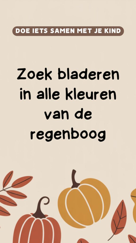 herfstactiviteit bewegen