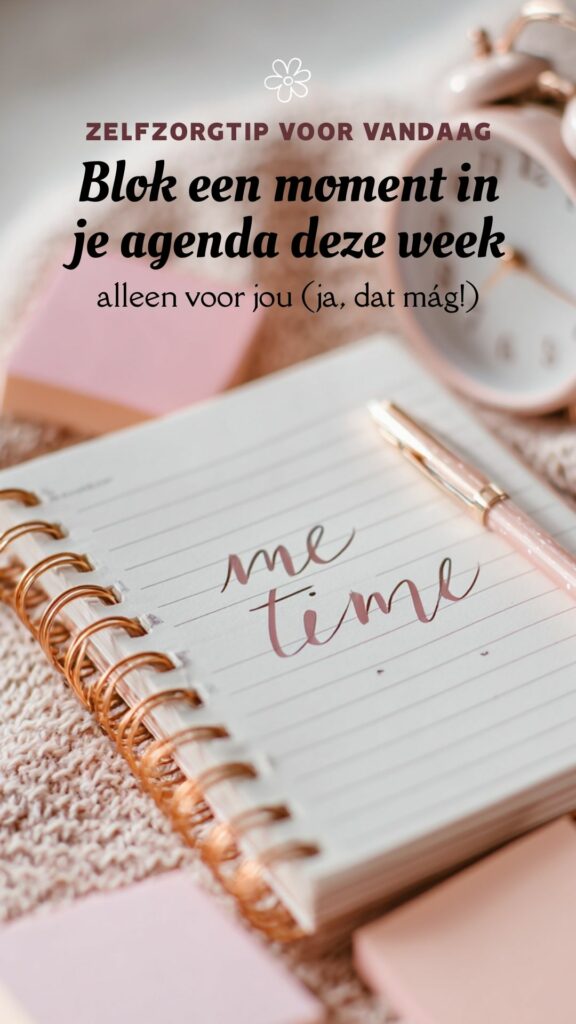 zelfzorgopdracht voor moeders