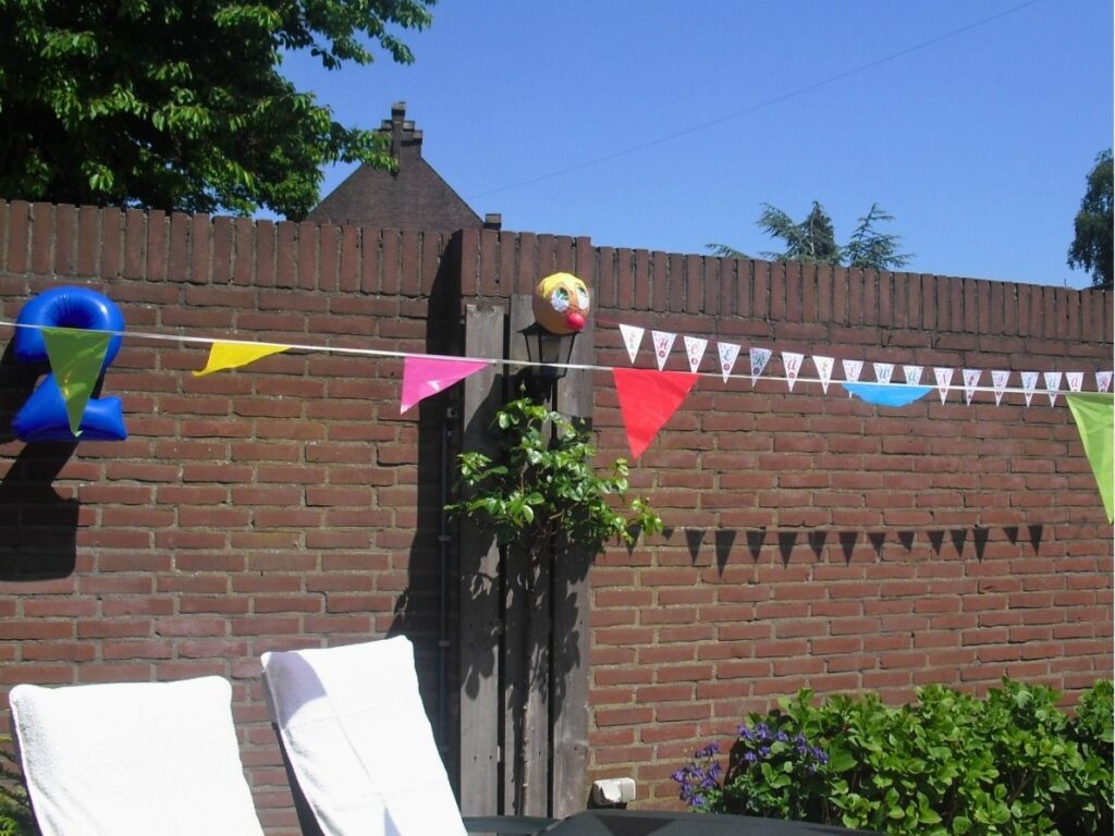 tuin versieren kinderfeestje