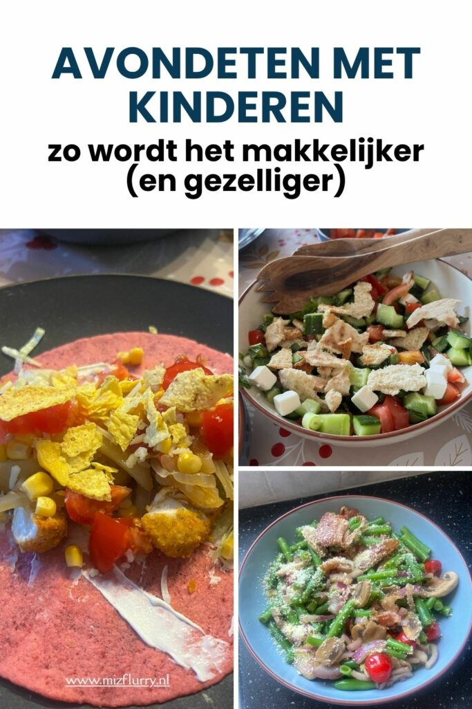 avondeten met kinderen Pinterest