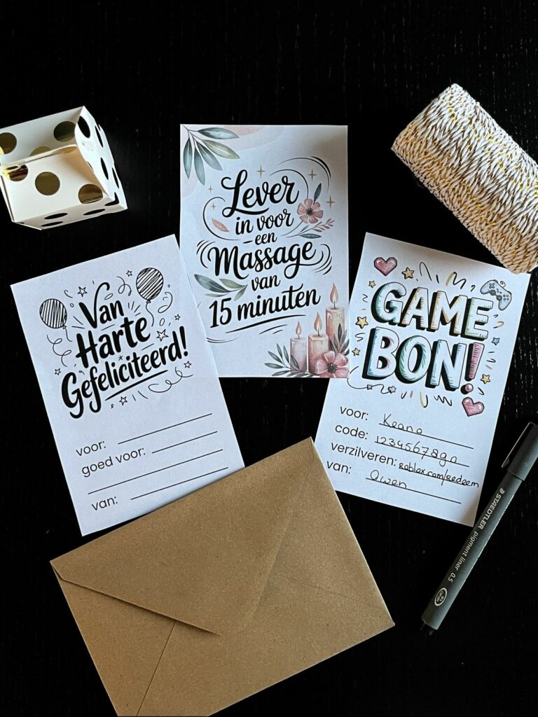 Cadeau- en tegoedbonnen voor ervaringen