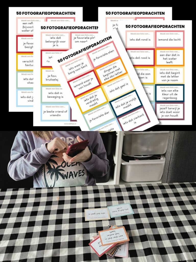 Fotografie-opdrachten voor kinderen