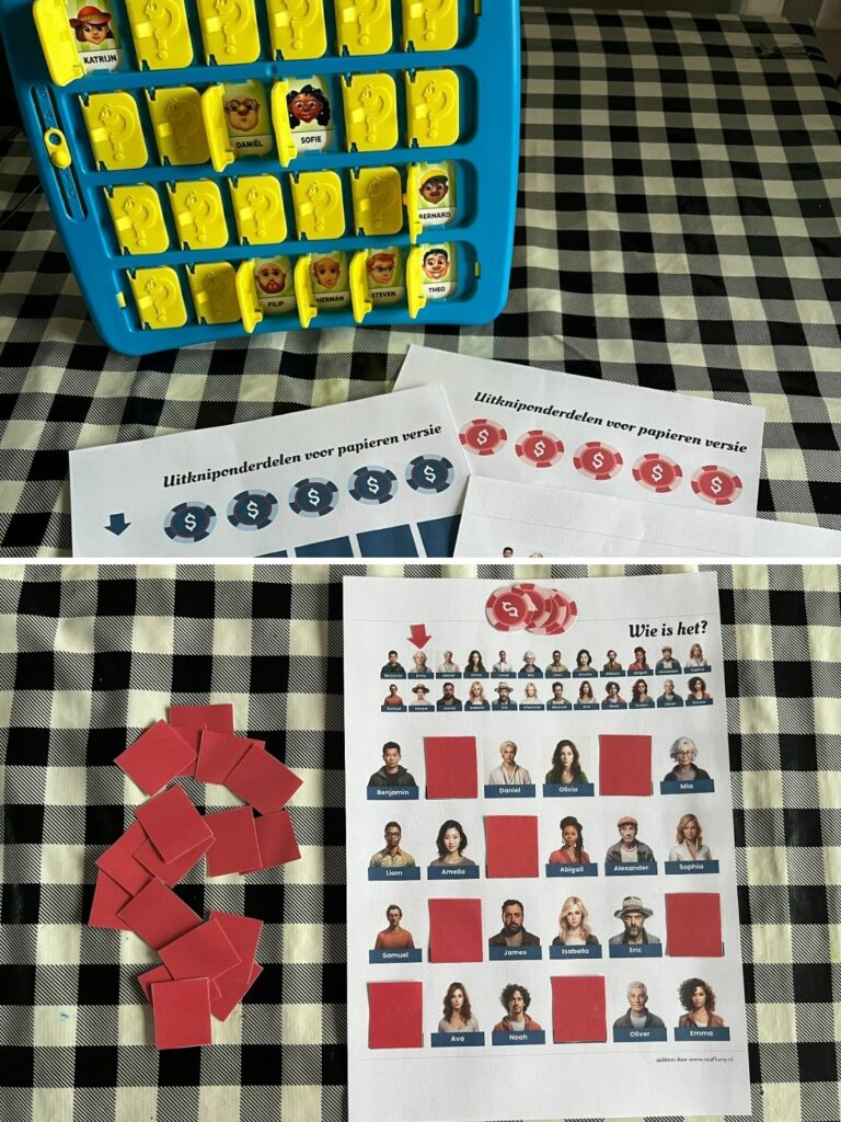 Gepersonaliseerd Wie-is-het?-spel