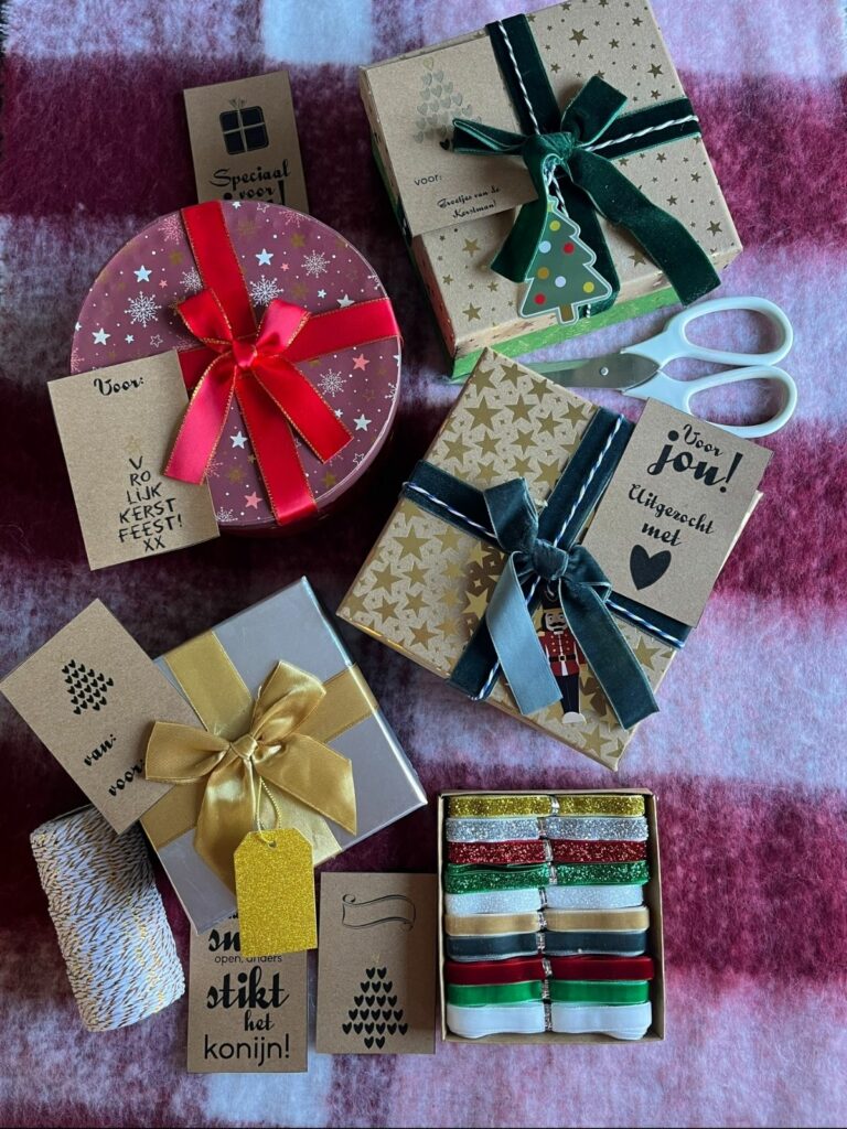 Kerstcadeaulabels