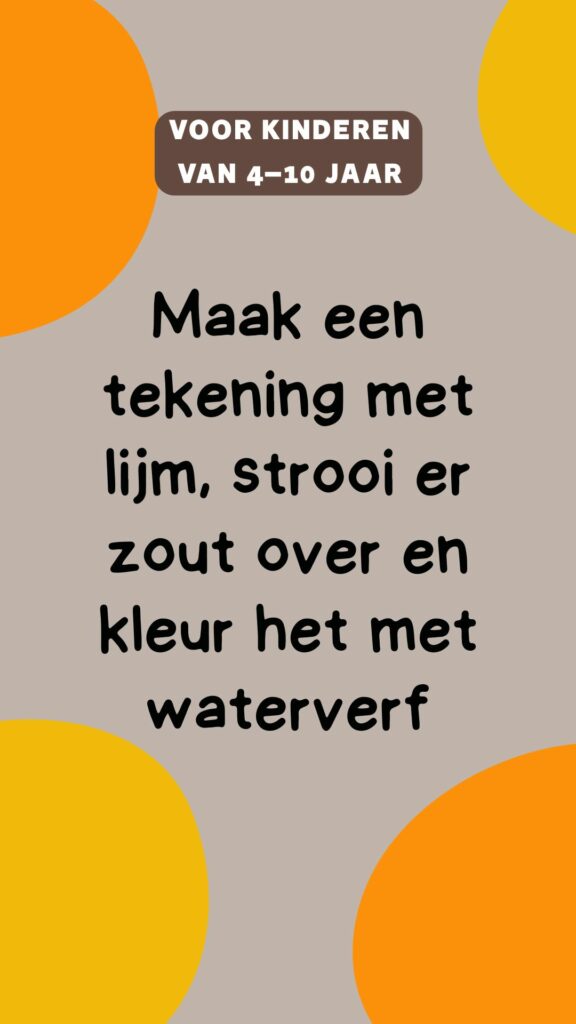 Zoutkunst met waterverf