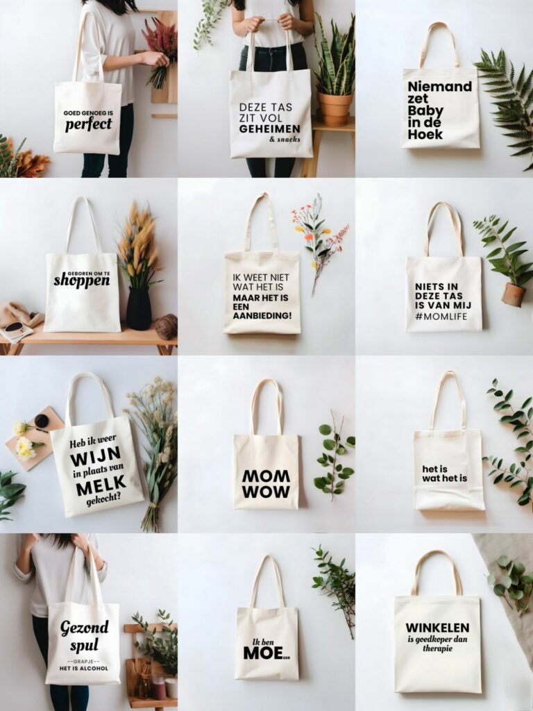 Gepersonaliseerde stoffen tas