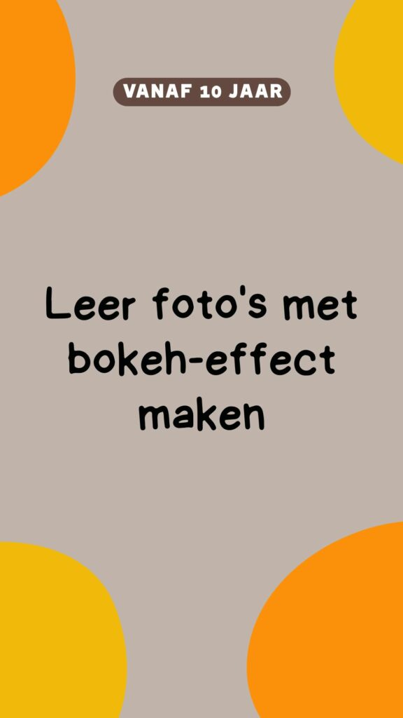 winter activiteit: leer foto's met bokeh-effect maken
