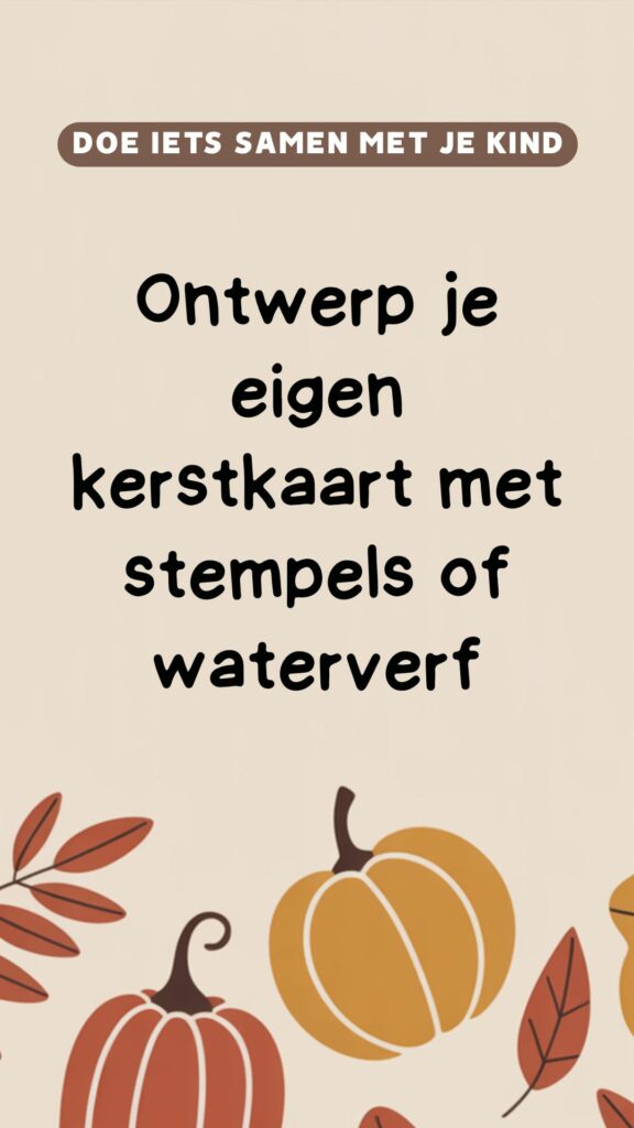 creatieve activiteit: ontwerp je eigen kerstkaart met stempels of waterverf