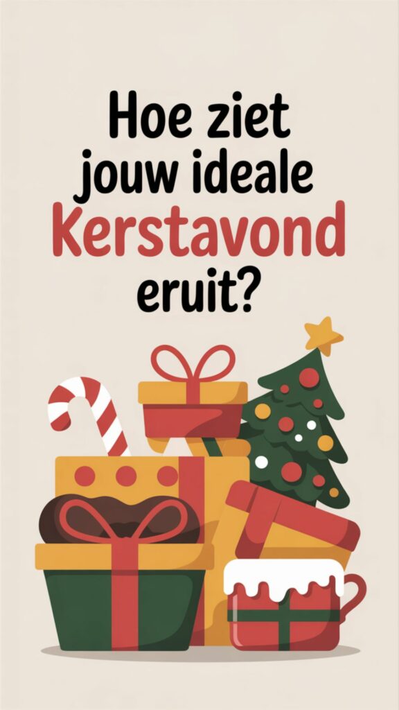 gespreksvraag december: hoe ziet jouw ideale kerstavond eruit?