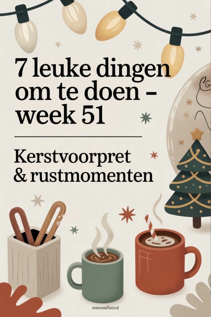 Pinterest afbeelding leuke dingen week 51