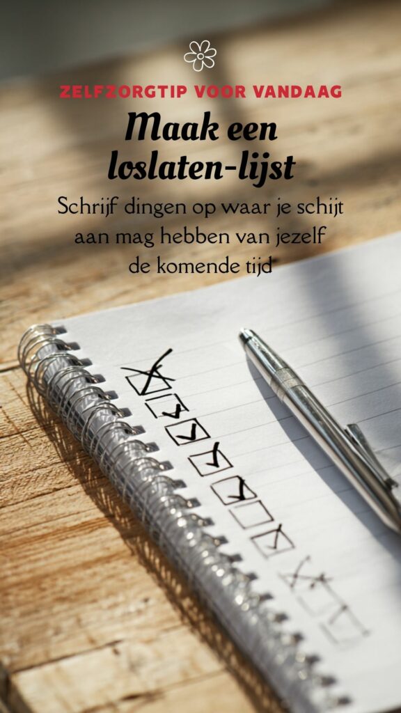 Maak een loslaten-lijst