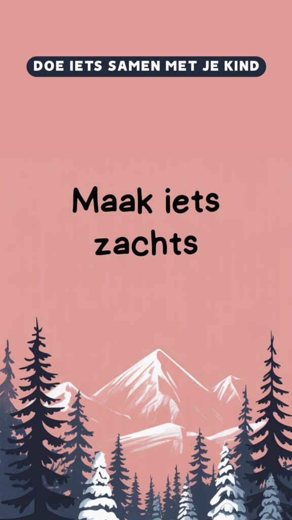creatieve winteractiviteit maak iets zachts