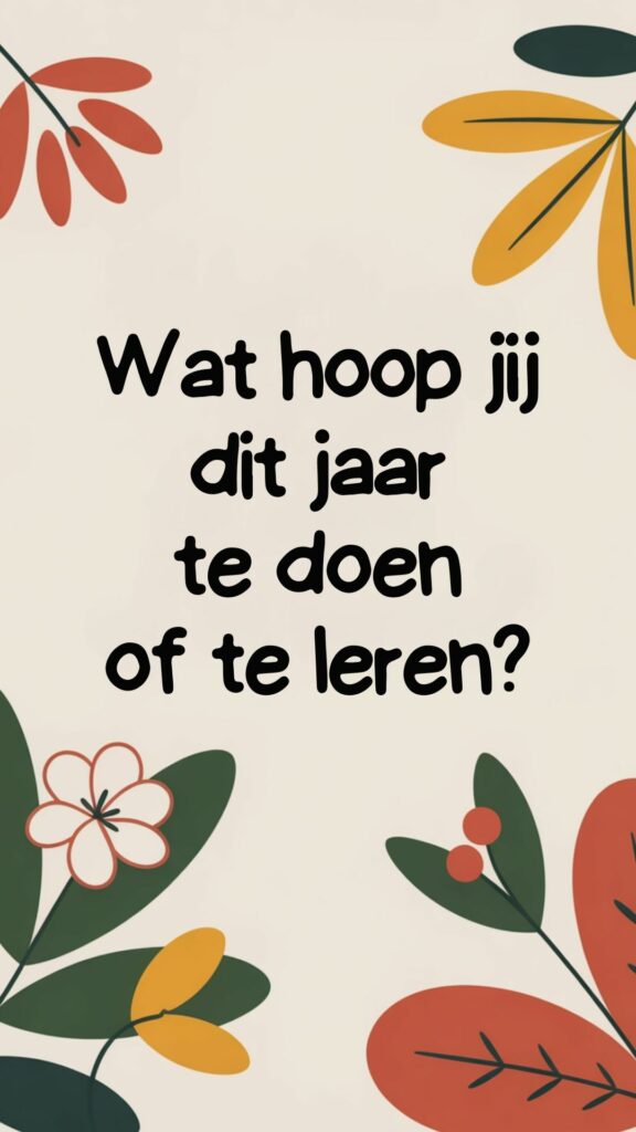 gespreksvraag voor aan tafel