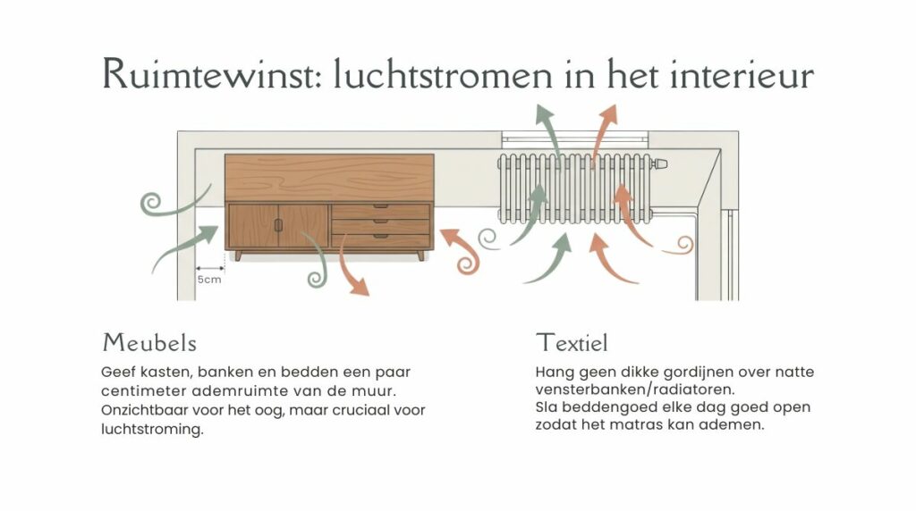 schimmel luchtstromen