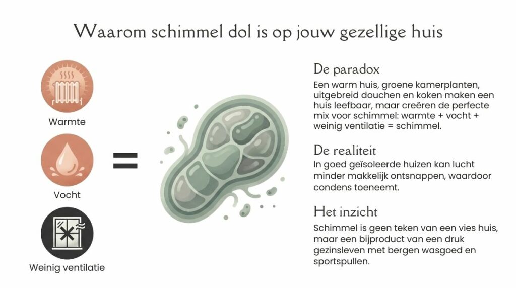 ventileren tegen schimmel