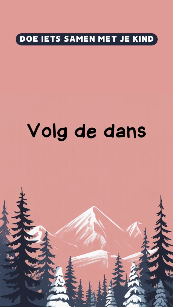 winteractiviteit bewegen: volg de dans