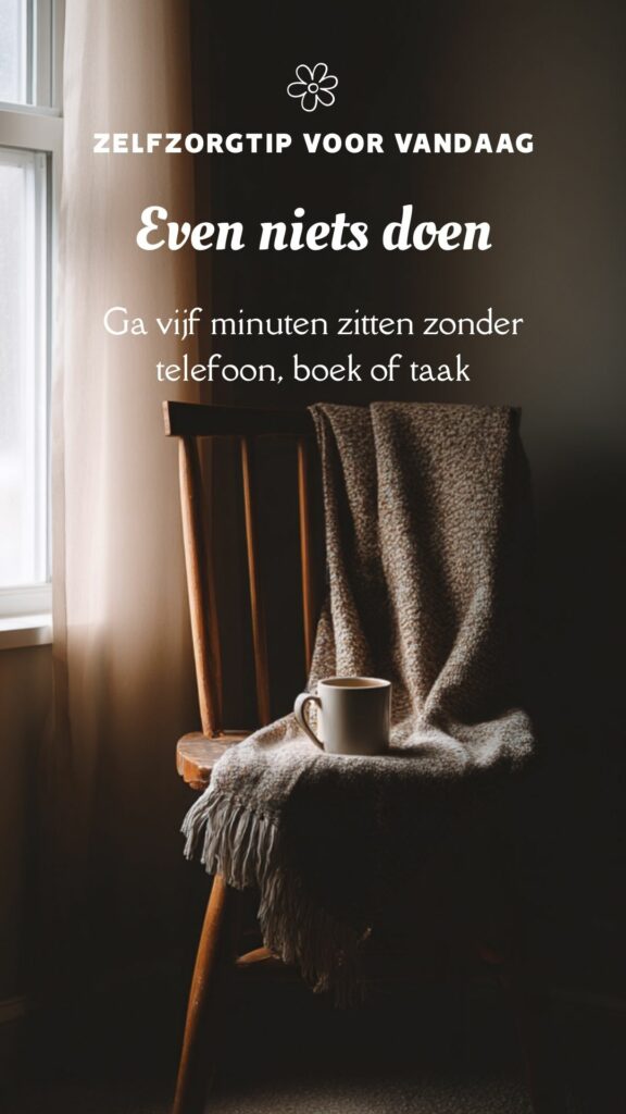 zelfzorgtip voor moeders